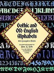 Gothic and Old English Alphabets: 100 Complete Fonts kaina ir informacija | Knygos apie meną | pigu.lt