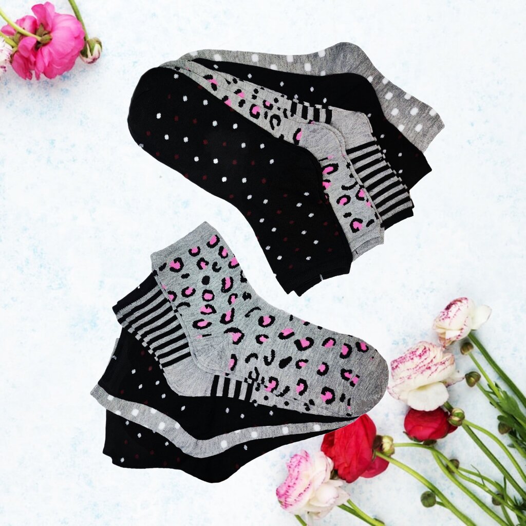 Kojinės moterims Bixstra, įvairių spalvų, 10 porų цена и информация | Moteriškos kojinės | pigu.lt