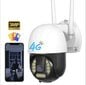 360 laipsnių CCTV kamera 4G SIM, OEM kaina ir informacija | Stebėjimo kameros | pigu.lt
