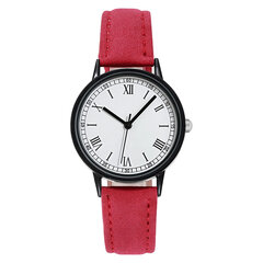 Круглые кварцевые часы, красные цена и информация | Женские часы | pigu.lt
