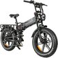 Elektrinis dviratis Samebike RS-A02 20", pilkas kaina ir informacija | Elektriniai dviračiai | pigu.lt