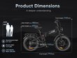 Elektrinis dviratis Samebike RS-A02 20", pilkas цена и информация | Elektriniai dviračiai | pigu.lt