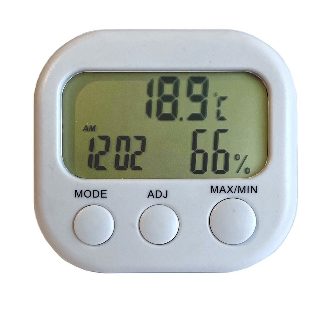 Skaitmeninis termometras - higrometras - laikrodis AF-670 цена и информация | Meteorologinės stotelės, termometrai | pigu.lt