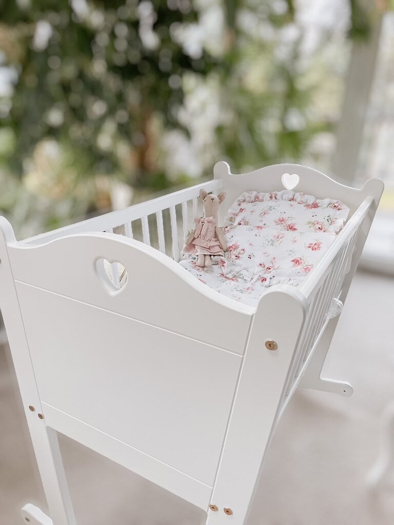 Lopšys kūdikiui Arus SISI, 90x40 cm, baltas цена и информация | Kūdikių lovytės | pigu.lt