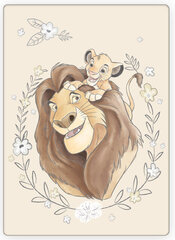 Disney The Lion King pledas, 100x140 cm kaina ir informacija | Lovatiesės ir pledai | pigu.lt