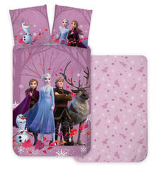 Patalynės komplektas Disney Frozen Purple Autumn, 140×200, 2 dalių цена и информация | Детское постельное бельё | pigu.lt