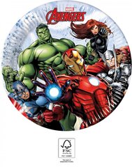 Vienkartinės popierinės lėkštės Avengers Infinity Stones, 8 vnt. kaina ir informacija | Vienkartiniai indai šventėms | pigu.lt