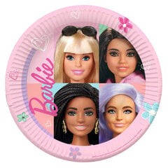 Vienkartinės popierinės lėkštės Barbie Sweet Life, 8 vnt. kaina ir informacija | Vienkartiniai indai šventėms | pigu.lt