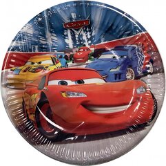 Disney Cars Classic Одноразовые бумажные тарелки  (8 шт) 19,5 cm цена и информация | Праздничная одноразовая посуда | pigu.lt