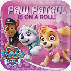 Vienkartinės popierinės lėkštės Paw Patrol, 8 vnt. kaina ir informacija | Vienkartiniai indai šventėms | pigu.lt