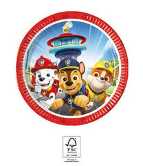 Vienkartinės popierinės lėkštės Paw Patrol Rescue Heroes, 8 vnt. kaina ir informacija | Vienkartiniai indai šventėms | pigu.lt