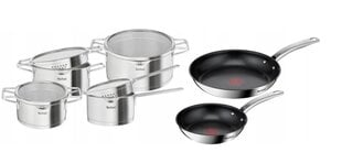 Tefal puodų ir keptuvių rinkinys Nordica Intuition H852S856 B817S255, 10 dalių kaina ir informacija | Puodai, greitpuodžiai | pigu.lt