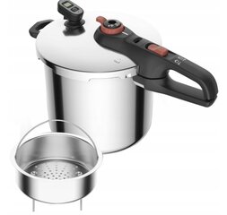 Tefal greitpuodis Secure Chrono Pressure Cooker P2594401, 8 l цена и информация | Кастрюли, скороварки | pigu.lt