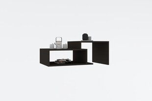 Kavos staliukas Asir, 80x40x50 cm, pilkas kaina ir informacija | Kavos staliukai | pigu.lt