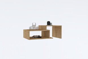 Kavos staliukas Asir, 80x40x50cm, smėlio spalvos kaina ir informacija | Kavos staliukai | pigu.lt