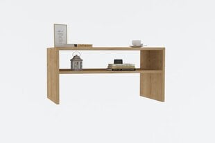 Кофейный столик Asir, 80x40x50 см, коричневый цена и информация | Журнальные столы | pigu.lt