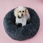 Pliušinis guolis šunims, tamsiai pilkas, 50 cm цена и информация | Guoliai, pagalvėlės | pigu.lt