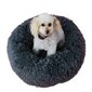 Pliušinis guolis šunims, tamsiai pilkas, 50 cm цена и информация | Guoliai, pagalvėlės | pigu.lt