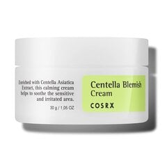 Успокаивающий крем с центеллой для проблемных участков лица COSRX Centella Blemish Cream, 30 г цена и информация | Кремы для лица | pigu.lt