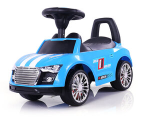 Paspiriamas automobilis vaikams Racer Milly Mally, mėlynas kaina ir informacija | Žaislai kūdikiams | pigu.lt