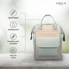 Kuprinė Yogasuper, smėlio/pilka цена и информация | Рюкзаки и сумки | pigu.lt