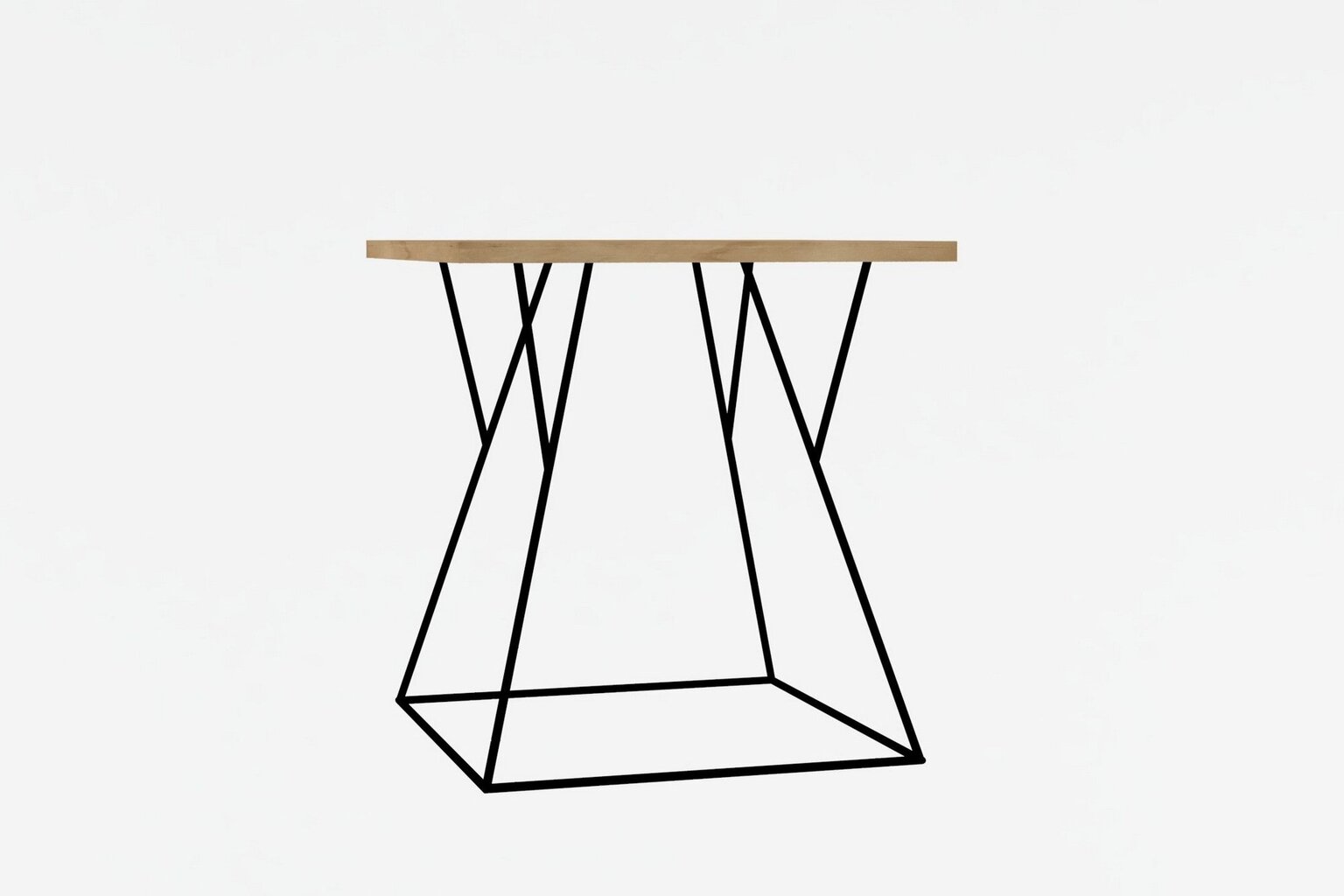 Kavos staliukas Asir, 45x47,5x45 cm, smėlio spalvos цена и информация | Kavos staliukai | pigu.lt