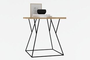 Kavos staliukas Asir, 45x47,5x45 cm, smėlio spalvos kaina ir informacija | Kavos staliukai | pigu.lt