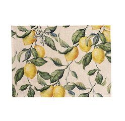 Hortensias Home staltiesė Lemon Linen, 140x140 cm цена и информация | Скатерти, салфетки | pigu.lt