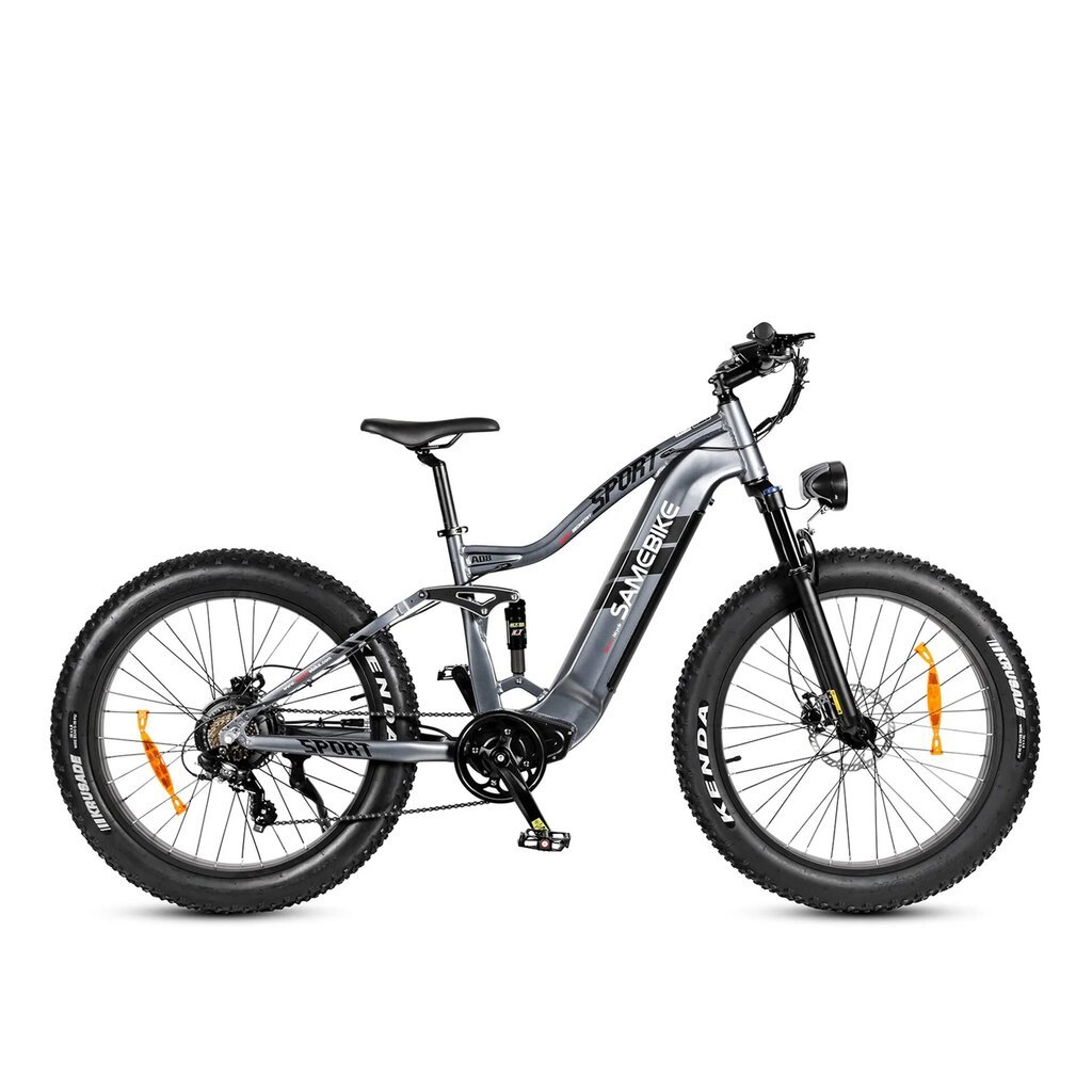 Elektrinis dviratis Samebike RS-A08 Mid-Drive 26", pilkas цена и информация | Elektriniai dviračiai | pigu.lt