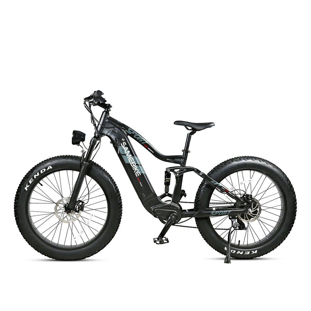 Elektrinis dviratis Samebike RS-A08 Mid-Drive 26", juodas kaina ir informacija | Elektriniai dviračiai | pigu.lt