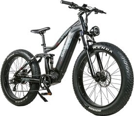 Elektrinis dviratis Samebike RS-A08 Mid-Drive 26", juodas kaina ir informacija | Elektriniai dviračiai | pigu.lt