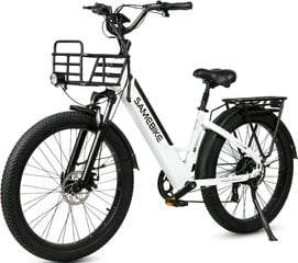 Elektrinis dviratis Samebike RS-A01 26", baltas kaina ir informacija | Elektriniai dviračiai | pigu.lt
