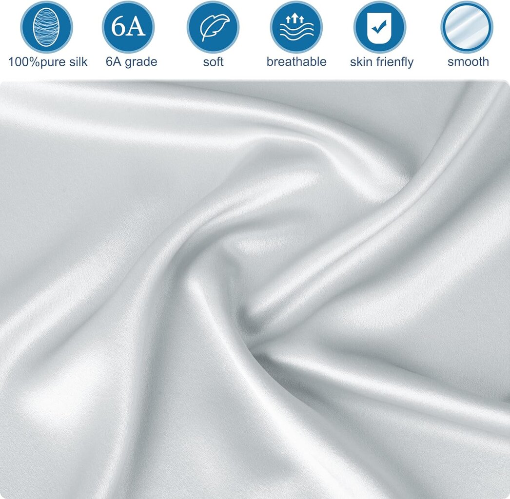 PiccoCasa šilkinis pagalvės užvalkalas цена и информация | Dekoratyvinės pagalvėlės ir užvalkalai | pigu.lt