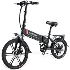 Elektrinis dviratis Samebike 20LVXD30-II 20", juodas kaina ir informacija | Elektriniai dviračiai | pigu.lt