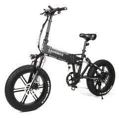 Elektrinis dviratis Samebike XWLX09 20", juodas kaina ir informacija | Elektriniai dviračiai | pigu.lt