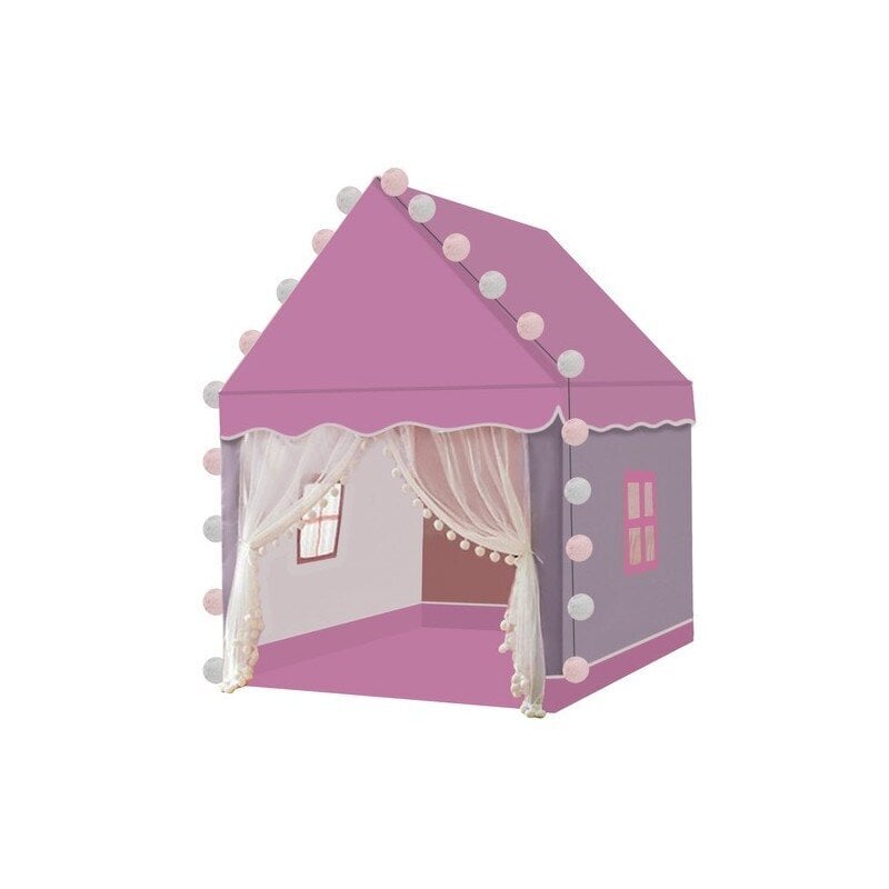 Vaikiška palapinė Kruzzel, 22653, rožinė, 100x115x130 cm, +3 m. kaina ir informacija | Vaikų žaidimų nameliai | pigu.lt