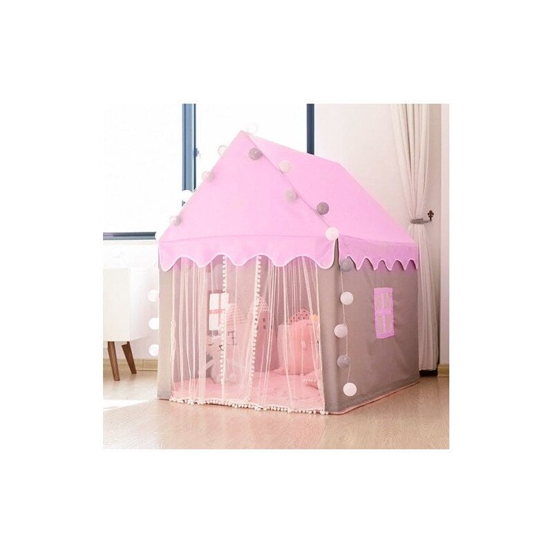 Vaikiška palapinė Kruzzel, 22653, rožinė, 100x115x130 cm, +3 m. kaina ir informacija | Vaikų žaidimų nameliai | pigu.lt