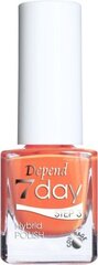 Hibridinis nagų lakas Depend 7 Day Hybrid Polish Step 3, oranžinis, 5 ml цена и информация | Лаки, укрепители для ногтей | pigu.lt