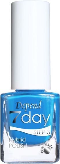 Hibridinis nagų lakas Depend 7 Day Hybrid Polish Step 3, mėlyna, 5 ml kaina ir informacija | Nagų lakai, stiprintojai | pigu.lt