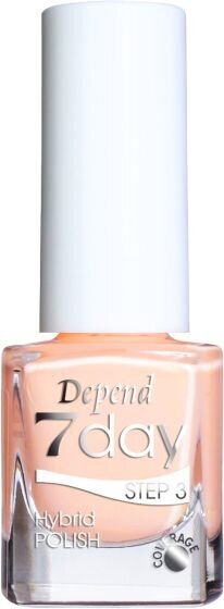 Hibridinis nagų lakas Depend 7 Day Hybrid Polish Step 3, rožinis, 5 ml цена и информация | Nagų lakai, stiprintojai | pigu.lt