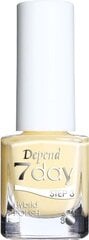 Hibridinis nagų lakas Depend 7 Day Hybrid Polish Step 3, geltona, 5 ml kaina ir informacija | Nagų lakai, stiprintojai | pigu.lt