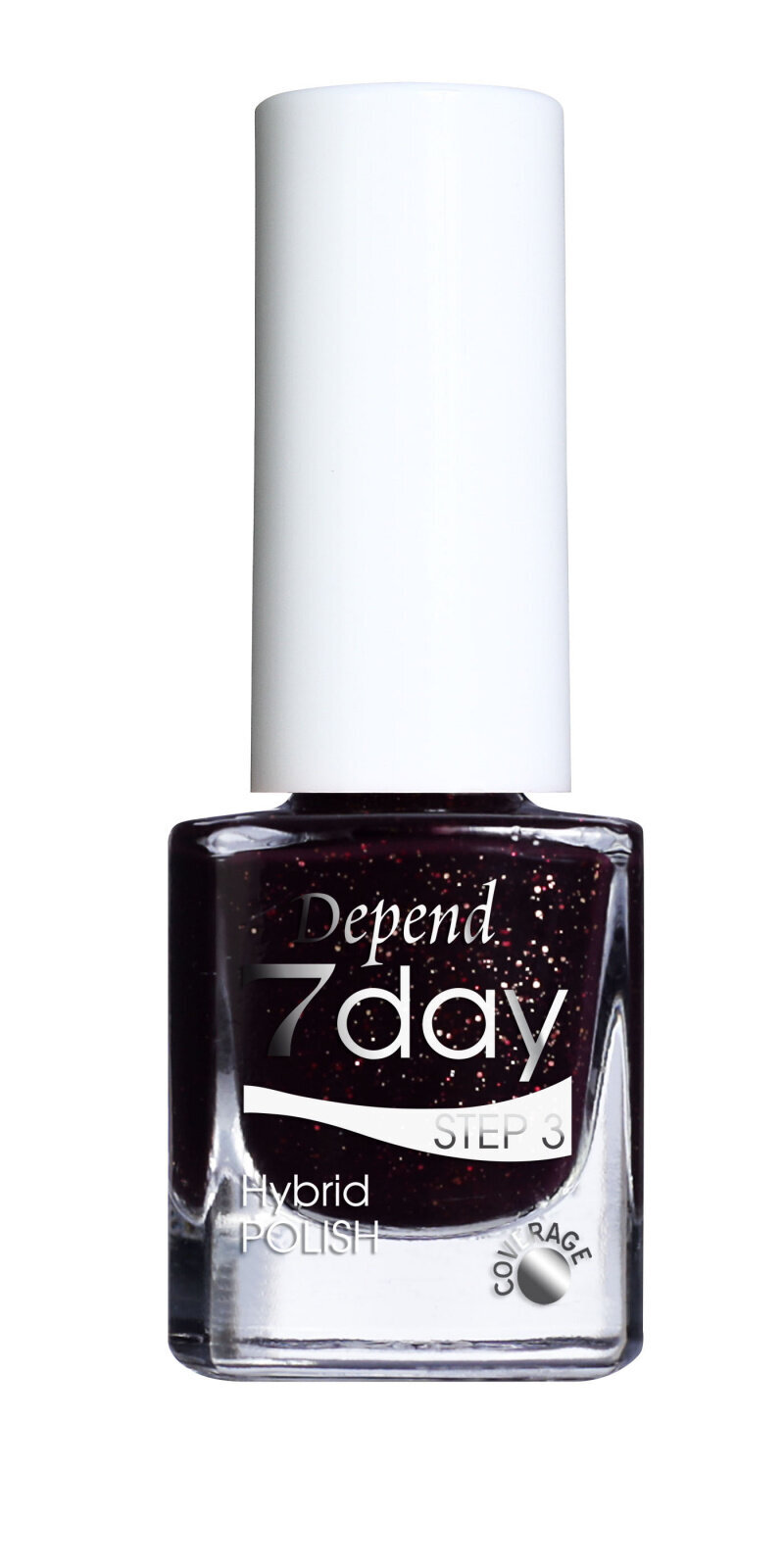 Hibridinis nagų lakas Depend 7 Day Hybrid Polish Step 3, violetinė, 5 ml  цена | pigu.lt