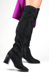 Ilgaauliai batai moterims Primohurt, juodi kaina ir informacija | Aulinukai, ilgaauliai batai moterims | pigu.lt