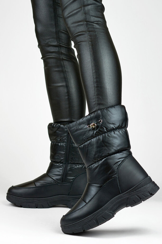 Žieminiai batai moterims Primohurt, juodi kaina ir informacija | Aulinukai, ilgaauliai batai moterims | pigu.lt