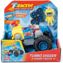 Transporto priemonių rinkinys Magic Box T-Racers Power Trucks Turbo Digger 2-in-1 цена и информация | Игрушки для мальчиков | pigu.lt