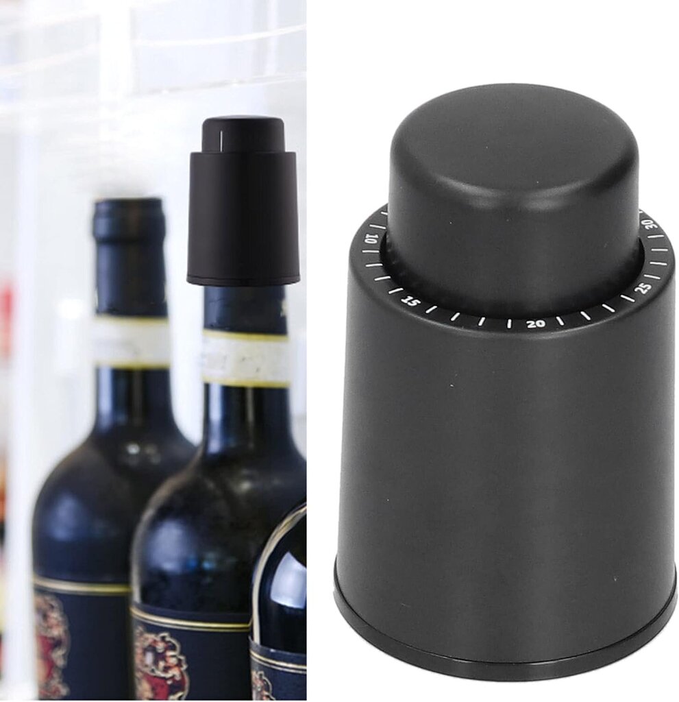 Vakuuminis kamštis vyno buteliui kaina ir informacija | Virtuvės įrankiai | pigu.lt