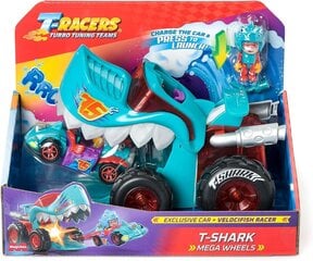 Lenktynių trasa su mašinėlėmis vaikams Magic Box T-Racers T-Shark Mega Wheels цена и информация | Игрушки для мальчиков | pigu.lt