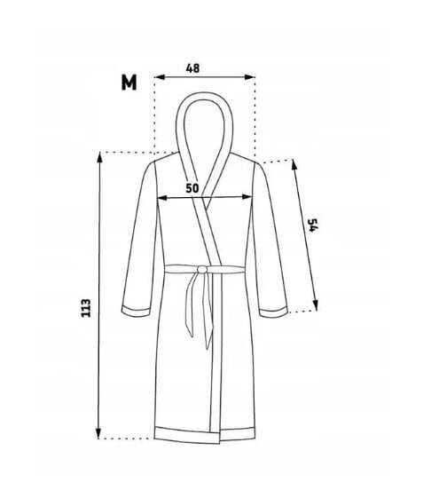 Chalatas unisex Tutumi Sharon, baltas kaina ir informacija | Chalatai moterims | pigu.lt