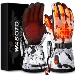Лыжные перчатки с подогревом, Wasoto цена и информация | Согревающие приборы | pigu.lt