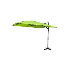 Солнцезащитный зонт Besk, 3 х 3 м, зеленый цена и информация | Зонты, маркизы, стойки | pigu.lt